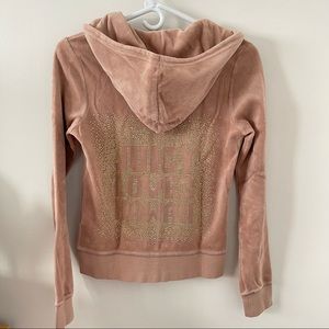 Juicy couture velour tracksuit hoodie